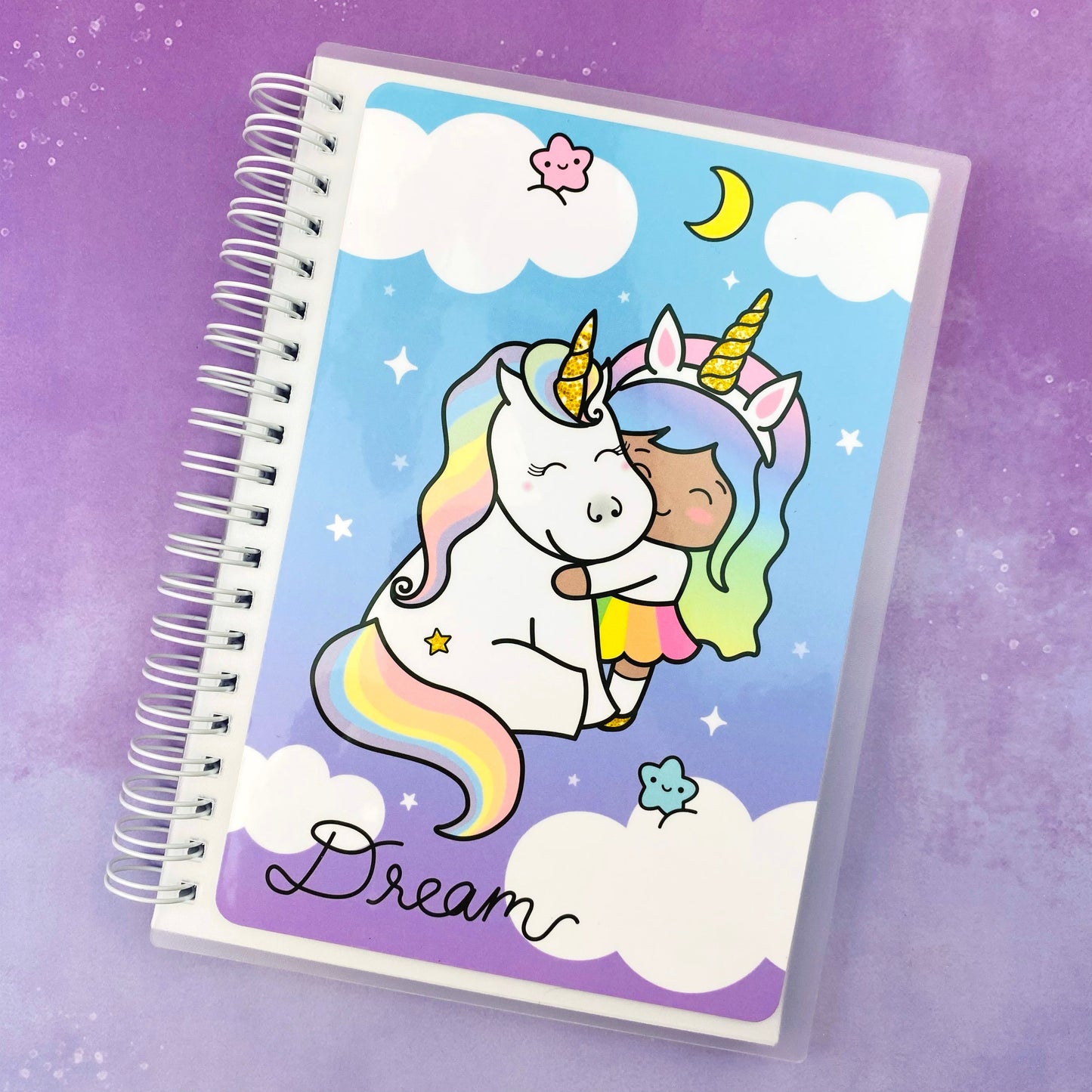 Shine Bright Luna & Star Dreams Reusable Sticker Storage Book