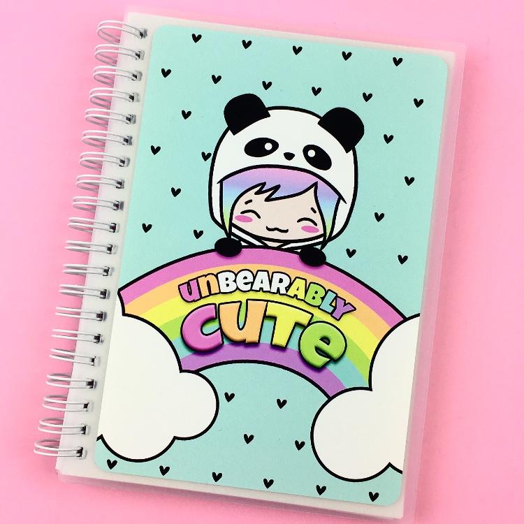 Luna Panda Rainbow Reusable Sticker Storage Book