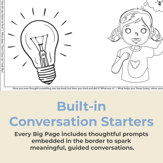 "Figureoutable" Giant Coloring Sheet for Solving Problems