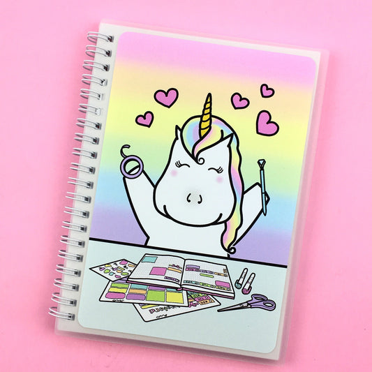 Star the Unicorn Reusable Sticker Storage Book