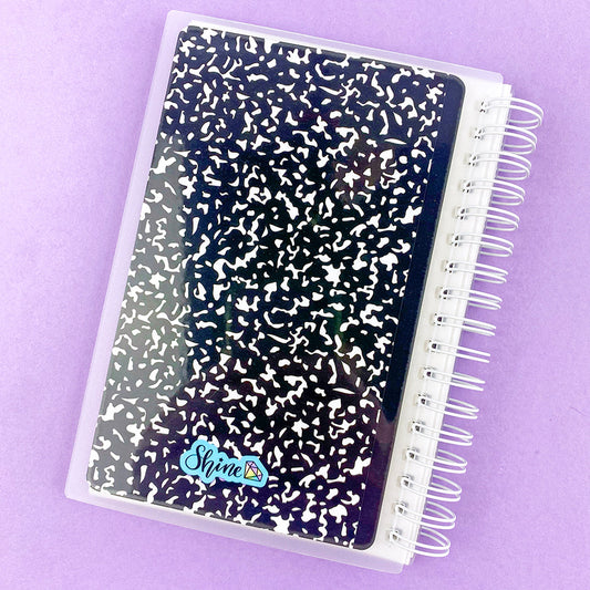 4x6 Composition Notebook Reusable Sticker Storage Book
