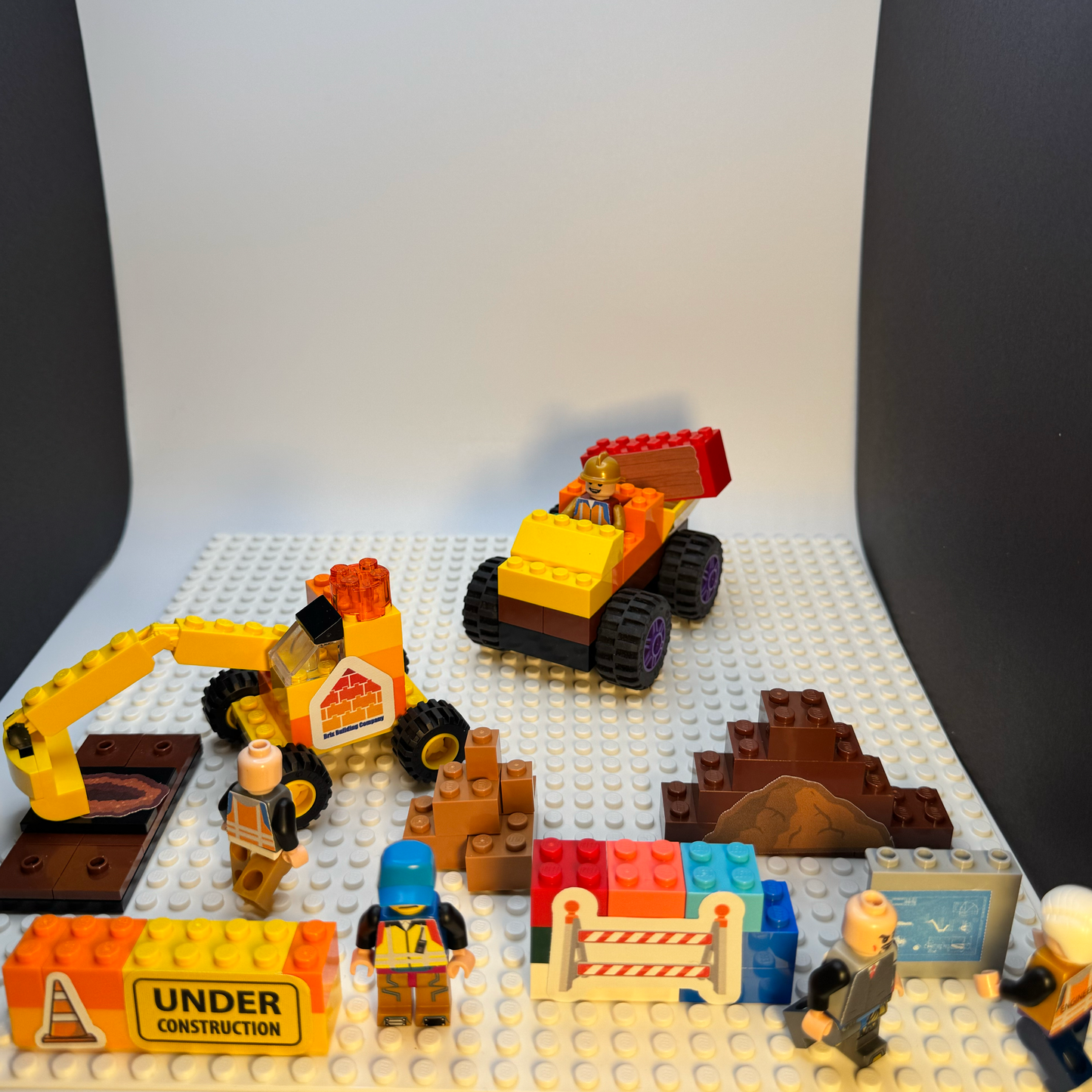 Construction Zone - Reusable Sticker Pack for LEGO® Builds