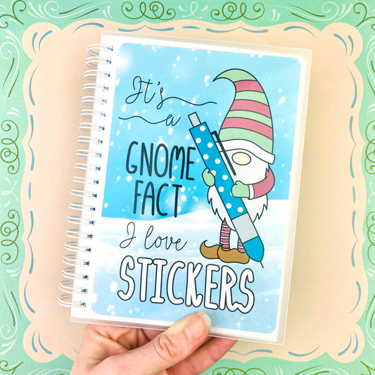 Gnome Reusable Sticker Storage Book