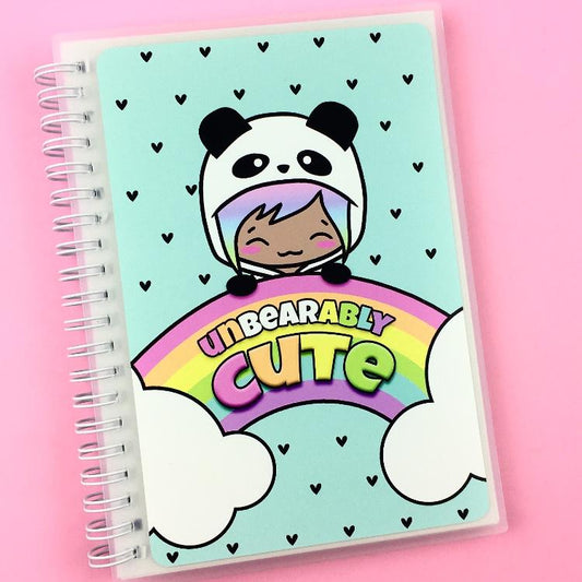 Luna Panda Rainbow Reusable Sticker Storage Book