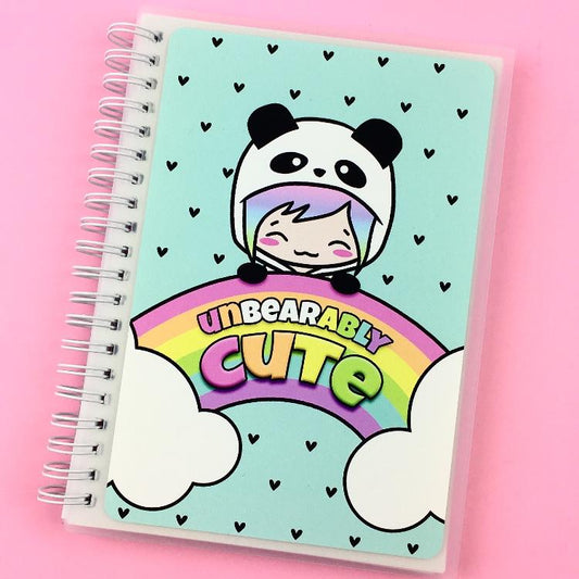 Luna Panda Rainbow Reusable Sticker Storage Book